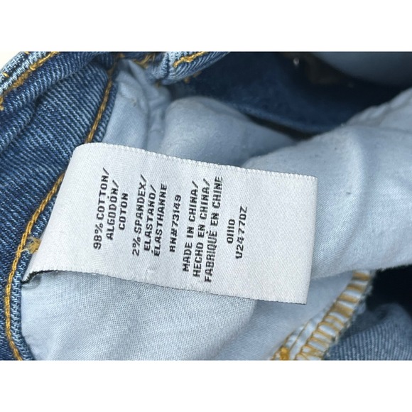 BBJ Los Angeles Medium Ripped Wash High Rise Jeans Womens Size 13/31 - Picture 11 of 11